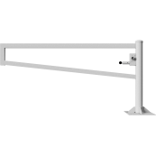 Swiveling gates | to be fixed by plugs, hot-dip galvanized | total width: 2000 mm | with triangular lock